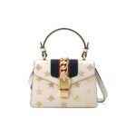 GG Sylvie Bee Star mini leather bag